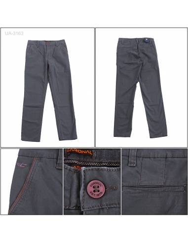 Celana Panjang Katun Reguler Cowok Stretch Cardinal 27-32