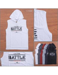 Kaos Oblong Cowok Tanpa Lengan FNAC M-L