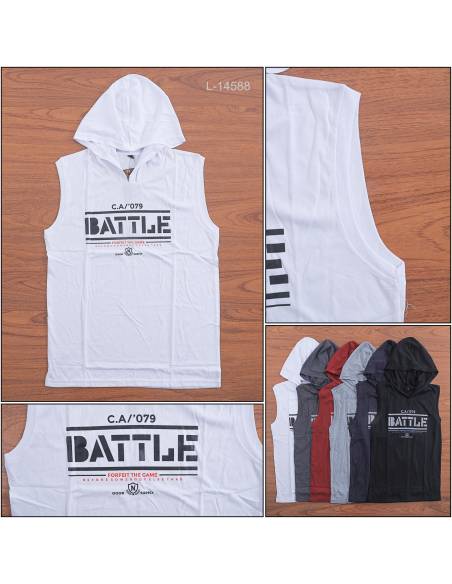 Kaos Oblong Cowok Tanpa Lengan FNAC M-L