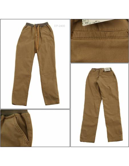 Celana Panjang Cewek Rib Kolor Red Up M-XXL