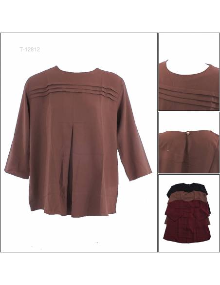 Atasan Blus Cewek Lengan 7/8 Jeff All Size