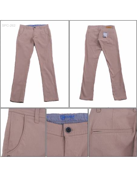 Celana Panjang Katun Slim Fit Cowok Emba 27-36