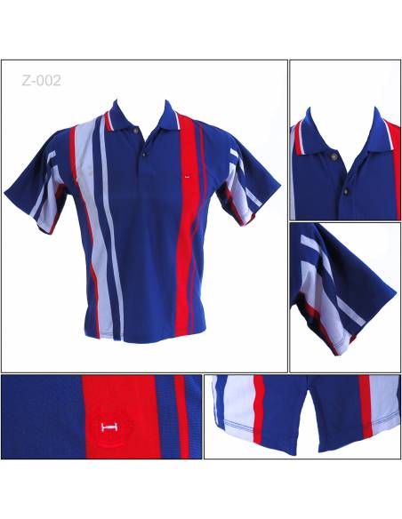 Kaos Kerah Cowok Slim Fit Lengan Pendek HBO 16-18