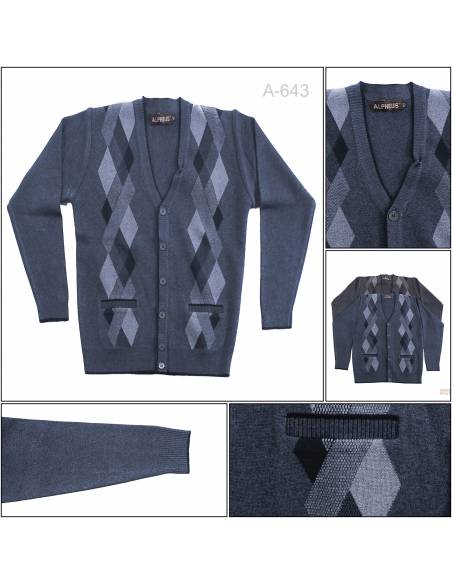 Jaket/Sweater Rajut Cowok/Cewek Alpheus