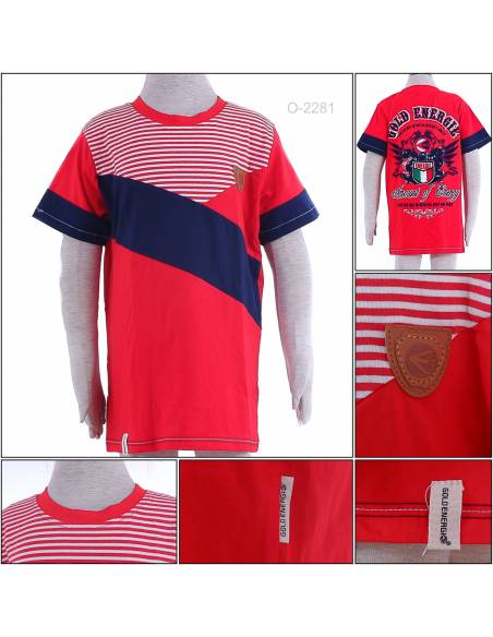 Kaos Oblong Anak Cowok Lengan Pendek Energie 13