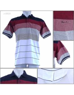 Kaos Kerah Cowok Lengan Pendek Hassenda S-XL