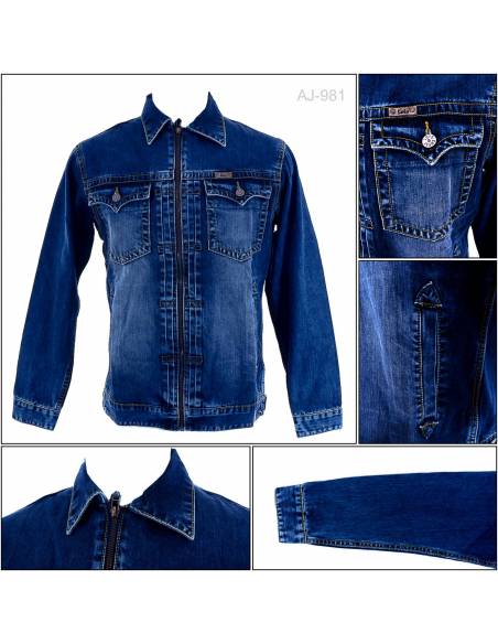 Jaket Jeans Cowok Lois M-L