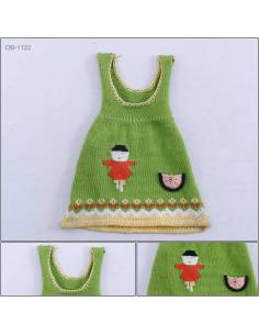 Dress Rajut Tanpa Lengan Anak Cewek Chen Chen All Size