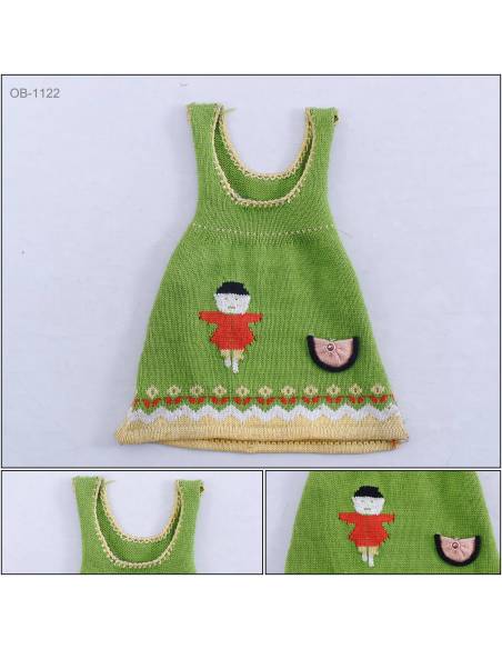 Dress Rajut Tanpa Lengan Anak Cewek Chen Chen All Size