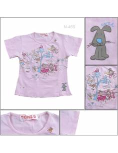 Kaos Oblong/T-shirt Anak Cewek Lengan Pendek Tripled 14