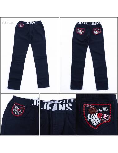 Celana Panjang Jeans Cewek Rib Kolor Sen Kwang 28-30
