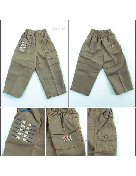 Obral Celana Panjang Katun Anak Cowok Woffi Kids 1-2