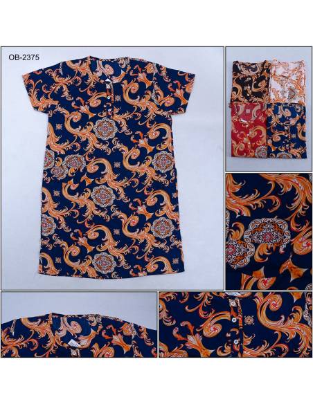 Daster Cewek Lengan Pendek Omuda All Size