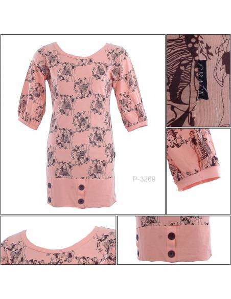 Kaos Panjang/Atasan Cewek Lengan 3/4 Grace