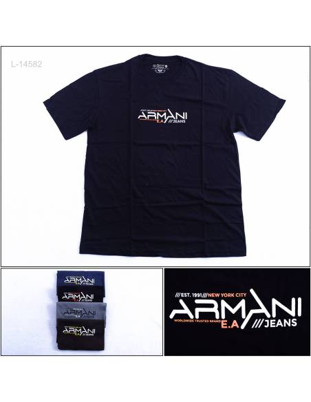 Kaos Oblong Cowok Lengan Pendek Armani Big Size
