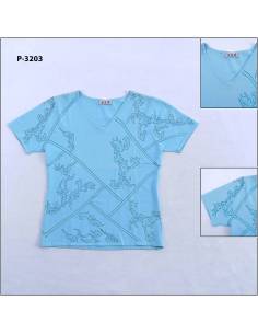 Kaos Oblong Cewek Lengan Pendek YSA All Size