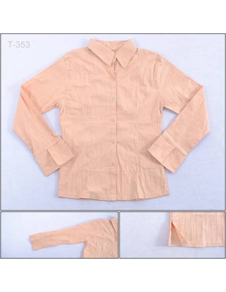 Kemeja Cewek Lengan Panjang All Size