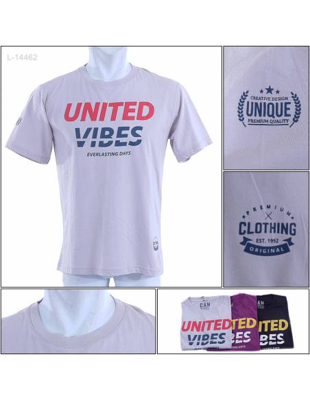 Kaos Oblong Cowok Lengan Pendek Can M-L