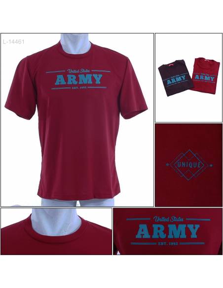 Kaos Oblong Cowok Regular Lengan Pendek Can M-L