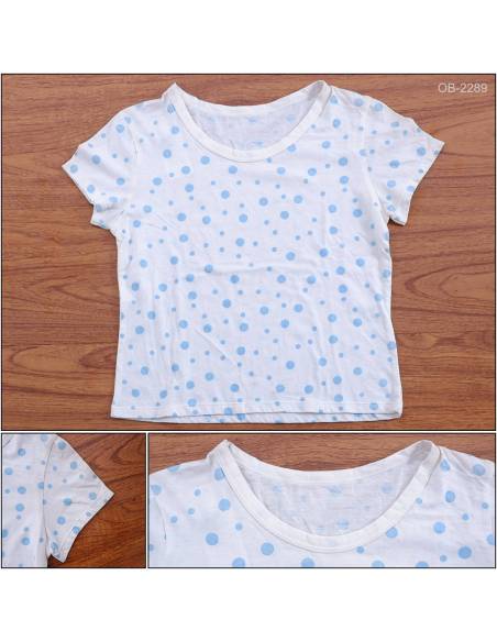 Obral Kaos Oblong Anak Cewek Lngan Pendek All Size