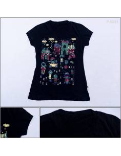 Kaos Oblong Cewek Lengan Pendek All Size