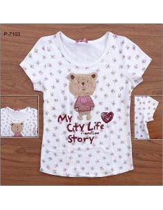 Kaos Cewek Lengan Pendek All Size