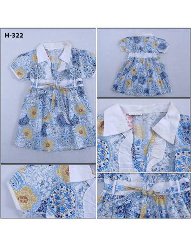 Dres Anak Obral Cewek/Children Clothes Lengan Pendek Batik Uk. 4