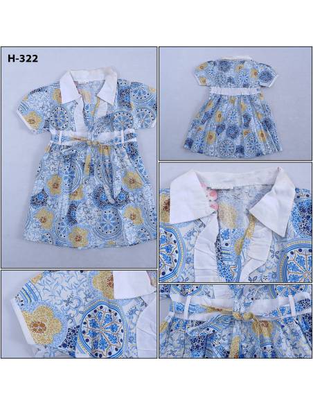Dres Anak Obral Cewek/Children Clothes Lengan Pendek Batik Uk. 4