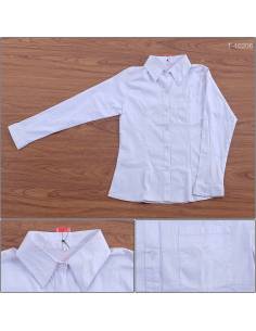 Kemeja Putih Cewek Lengan Panjang Orlena M