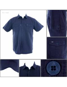 Kemeja Cowok Regular Lengan Pendek CDL M-XL