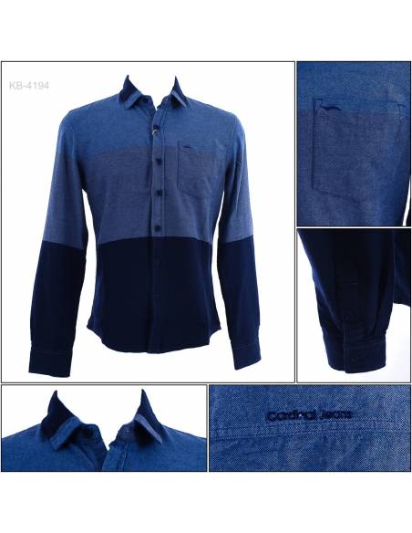 Kemeja Cowok Lengan Panjang Cardinal M-XXL