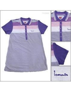 Kaos Kerah Cewek Lengan Pendek Hassenda L