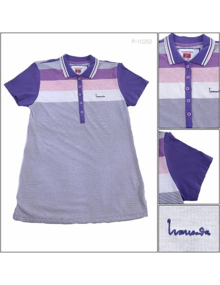 Kaos Kerah Cewek Lengan Pendek Hassenda L