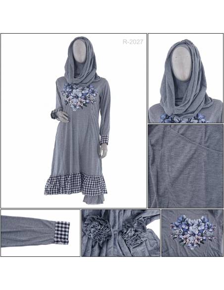 Long Dress Cewek Artha Estuary All Size