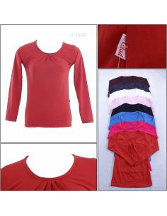 Kaos Oblong Cewek Polos Lengan Panjang In Glad