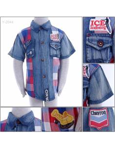 Kemeja Anak Cowok Lengan Pendek Jty 5