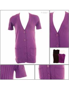 Sweater Rajut  Cewek Lengan Pendek