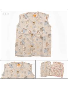 Baju Bayi Tanpa Lengan Abby Bear L