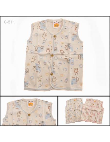 Baju Bayi Tanpa Lengan Abby Bear L