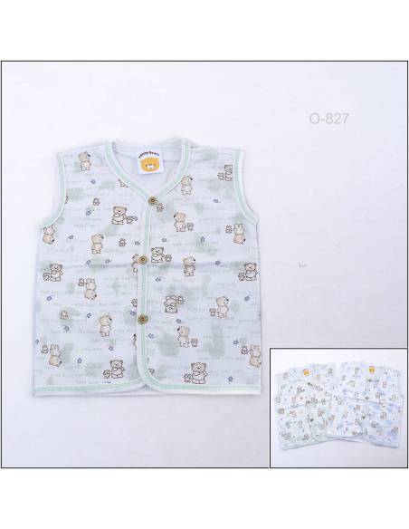 Baju Bayi Tanpa Lengan Abby Bear L