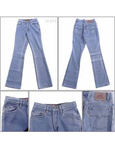 Celana Panjang Jeans Cutbray Cowok Lea 27-28