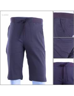 Celana Pendek Rib Kolor Cowok Katun Rock Sky M-2XL