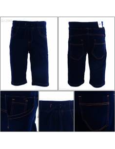 Celana Pendek Jeans Cowok Rib Kolor Rock Sky M-2XL