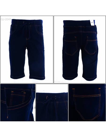 Celana Pendek Jeans Cowok Rib Kolor Rock Sky M-2XL