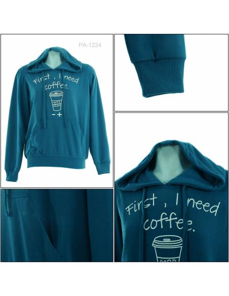 Sweater Hoodie Cewek Arvada L-2XL