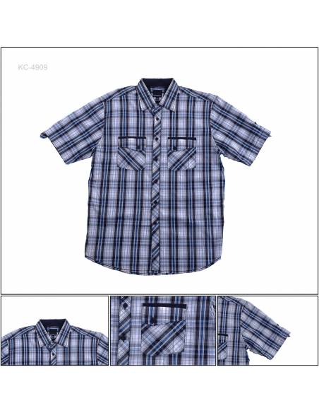 Kemeja Cowok Regular Lengan Pendek Nominate XL