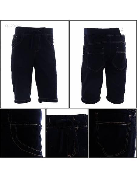 Celana Pendek Jeans Cowok Rib Kolor Rock Sky M-2XL