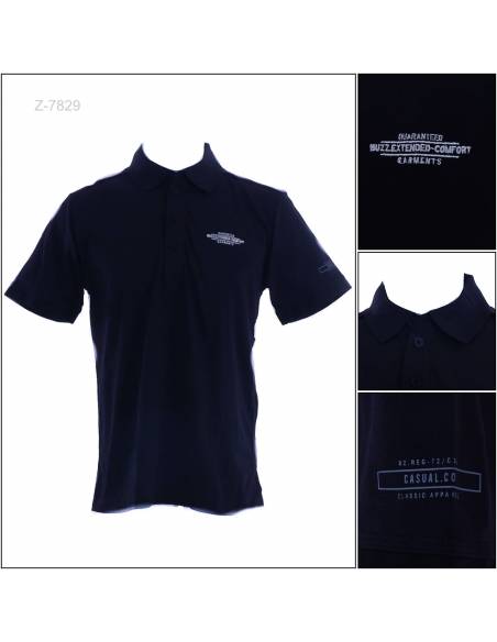 Kaos Kerah Cowok Lengan Pendek Buzz M