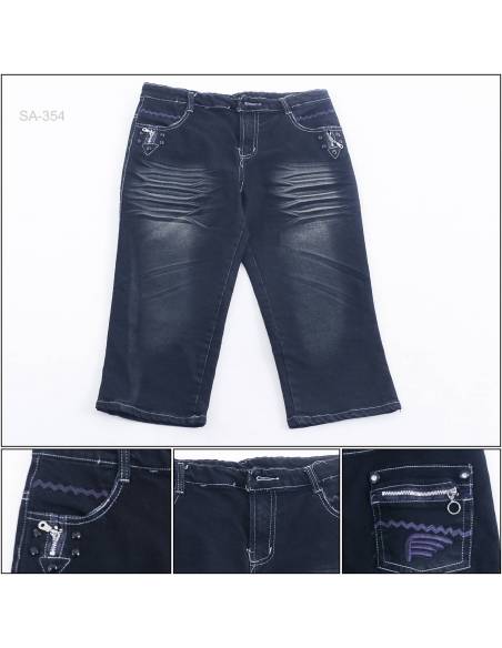Celana Pendek Jeans Anak Cewek Jiyangzi 30-31