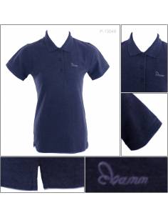 Kaos Kerah Cewek Lengan Pendek Mamm M-Xl